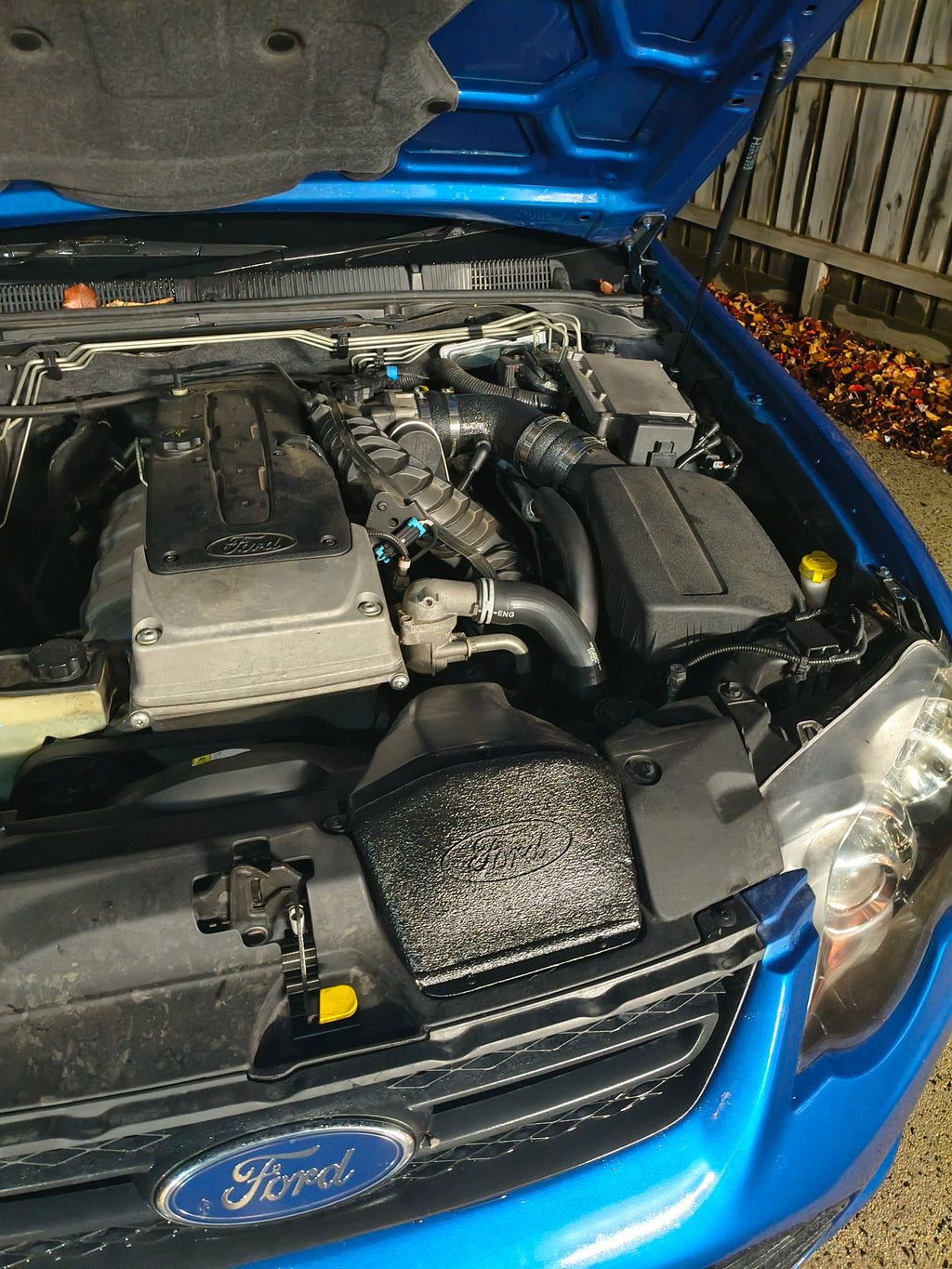 Ford Falcon FG XR6 G6E XR8 Big Mouth, Ram Air intake, Cold air intake